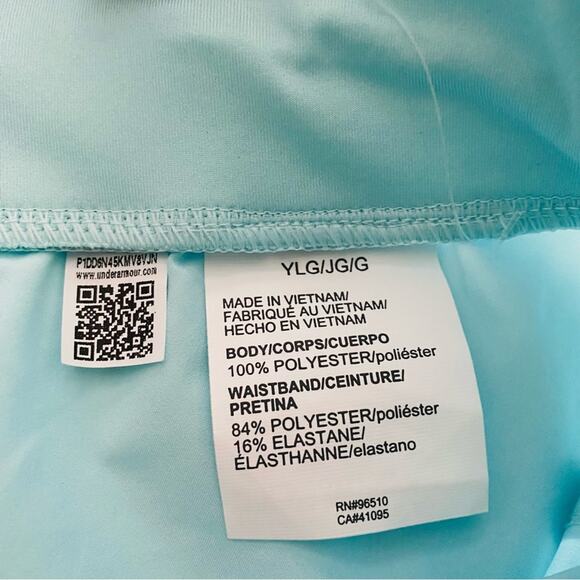 Under Armour | Fly By Shorts Aqua Floral Drawstring NWT L - Picture 5 of 9